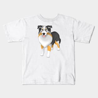 Miniature American Shepherd Dog Kids T-Shirt